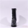 Una Healy Feathered Block Heel Ankleboot - Vinyl